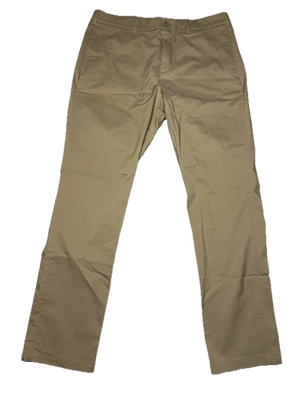 Hill City Mens Everyday Tech Pant 34x30 Khaki Beige Performance Golf Athleisure